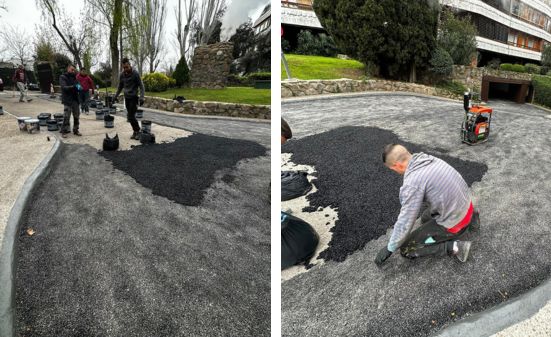 renovacion de rampa de garaje