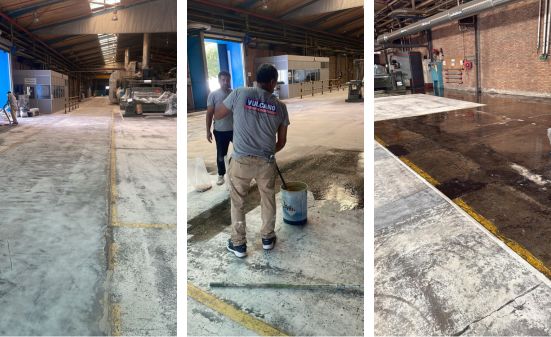 pavimento multicapa industrial